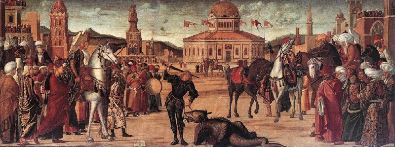 CARPACCIO, Vittore The Triumph of St George cxg oil painting image
